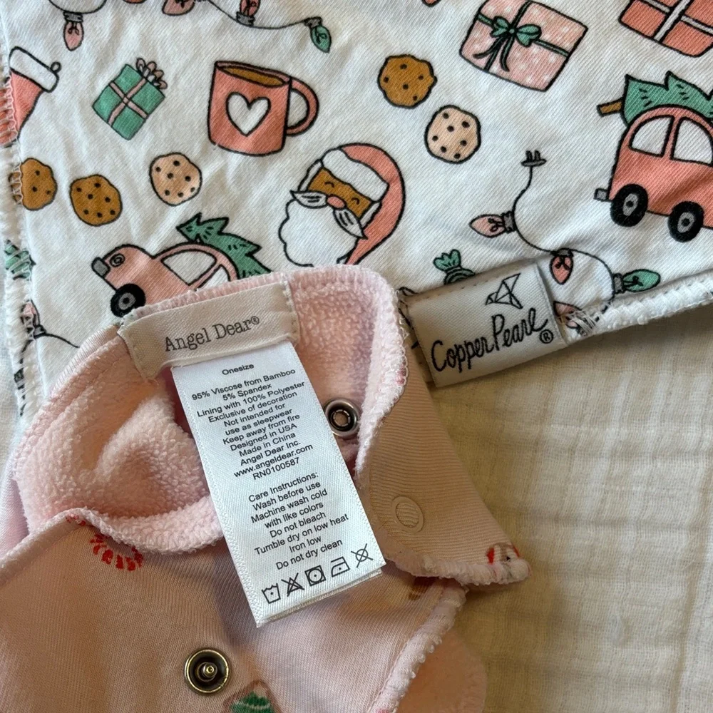 Copper Pearl baby bibs